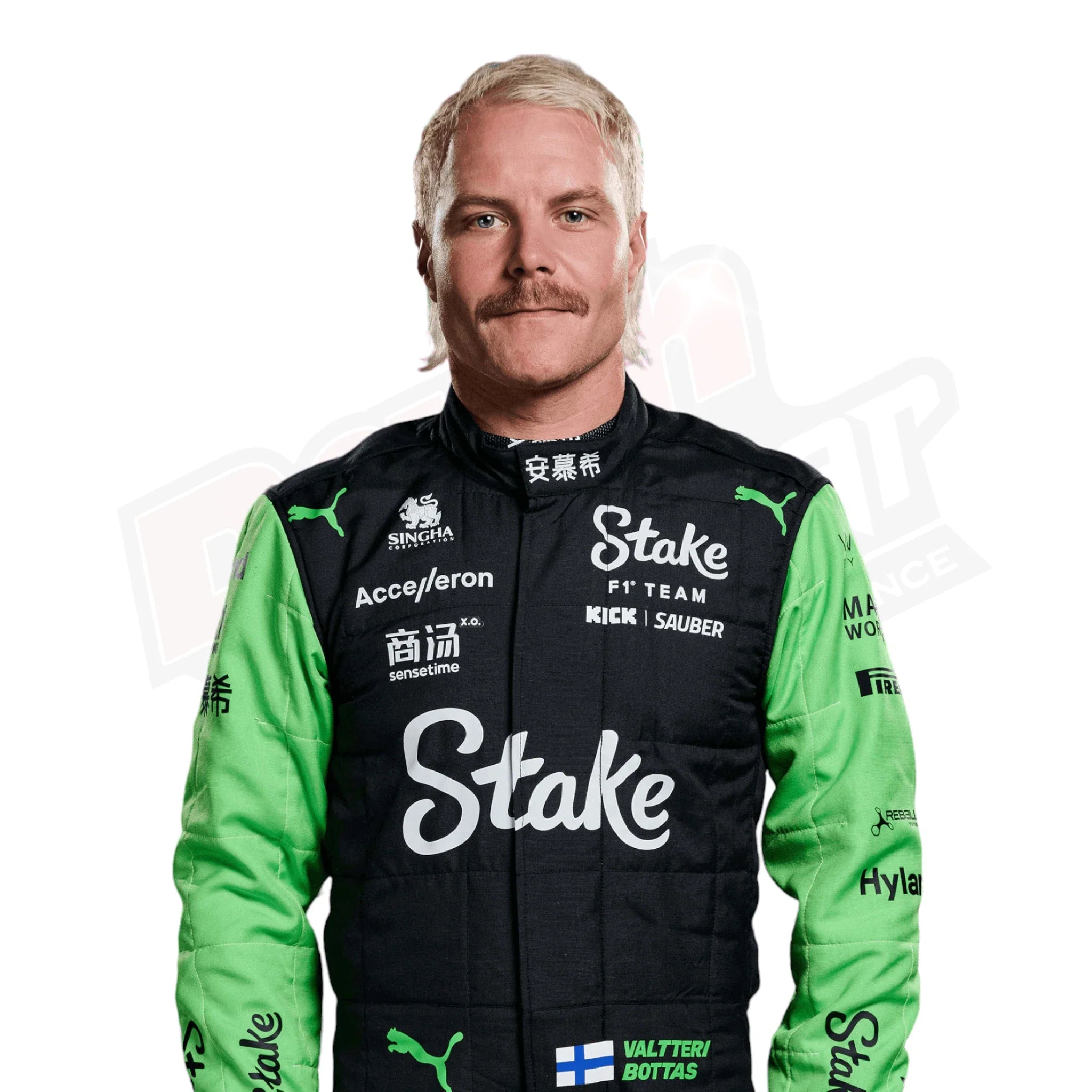 2024 Valtteri Bottas Kick Sauber F1 Team Stake Race Suit - Dash Racegear