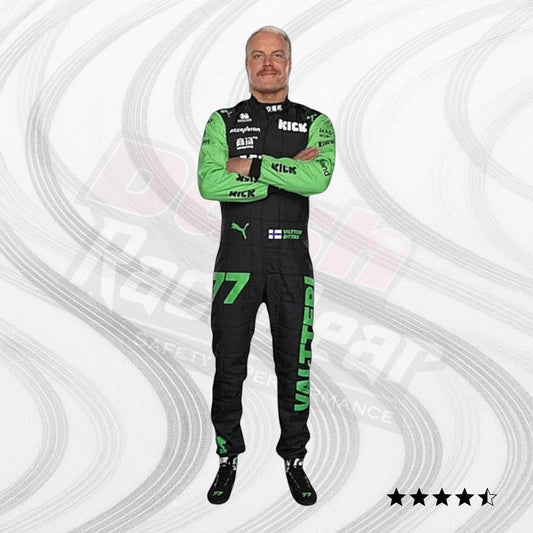 2024 Valtteri Bottas Zhou Guanyu Kick Sauber F1 Team Stake Race Suit - Dash Racegear