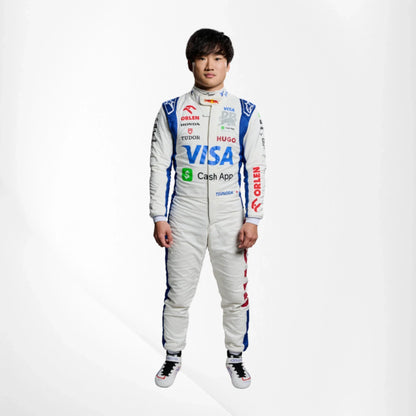 2024 Yuki Tsunoda F1 Team Race Suit - Las Vegas - Dash Racegear
