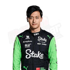2024 Zhou Guanyu Kick Sauber F1 Team Stake Race Suit - Dash Racegear Store