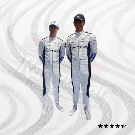 2024 Alex Albon Logan Sargeant Williams F1 Team Race Suit - Dash Racegear