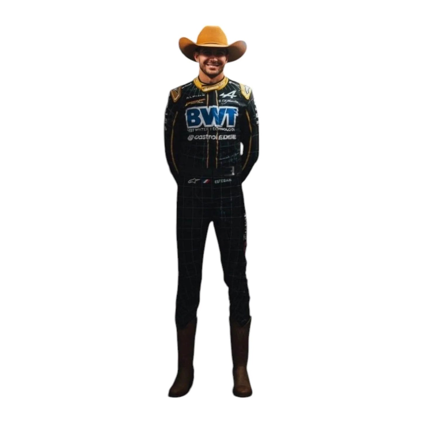 2024 New Esteban Ocon alpine Austin Grand Prix Race Suit - Dash Racegear