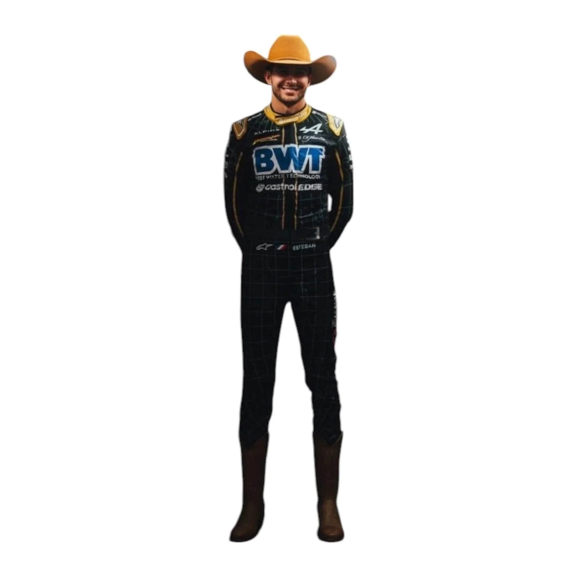 2024 New Esteban Ocon alpine Austin Grand Prix Race Suit - Dash Racegear