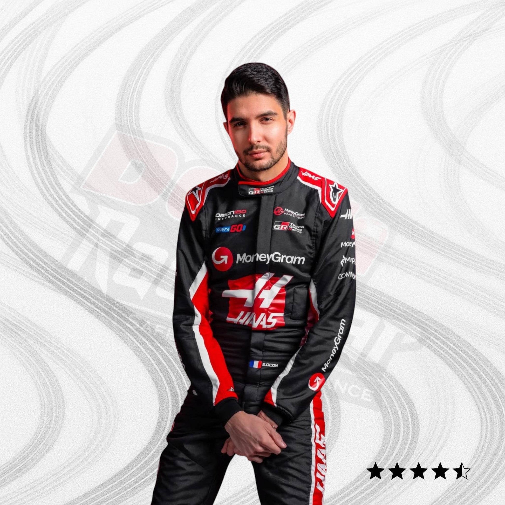 2025 Esteban Ocon Haas F1 Team Race Suit - Dash Racegear
