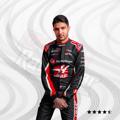 2025 Esteban Ocon Haas F1 Team Race Suit - Dash Racegear