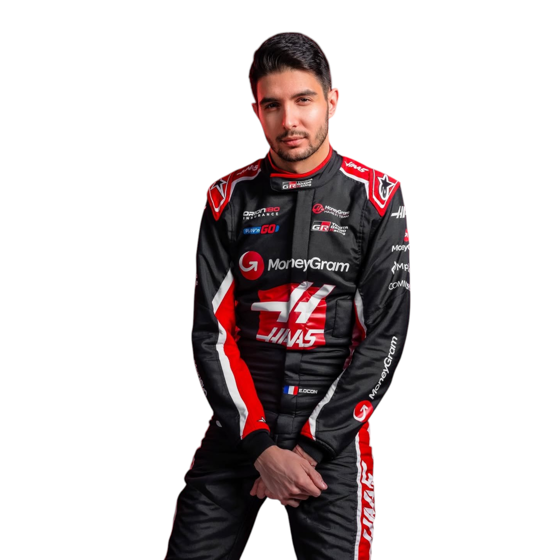 2025 Esteban Ocon Haas F1 Team Race Suit - Dash Racegear