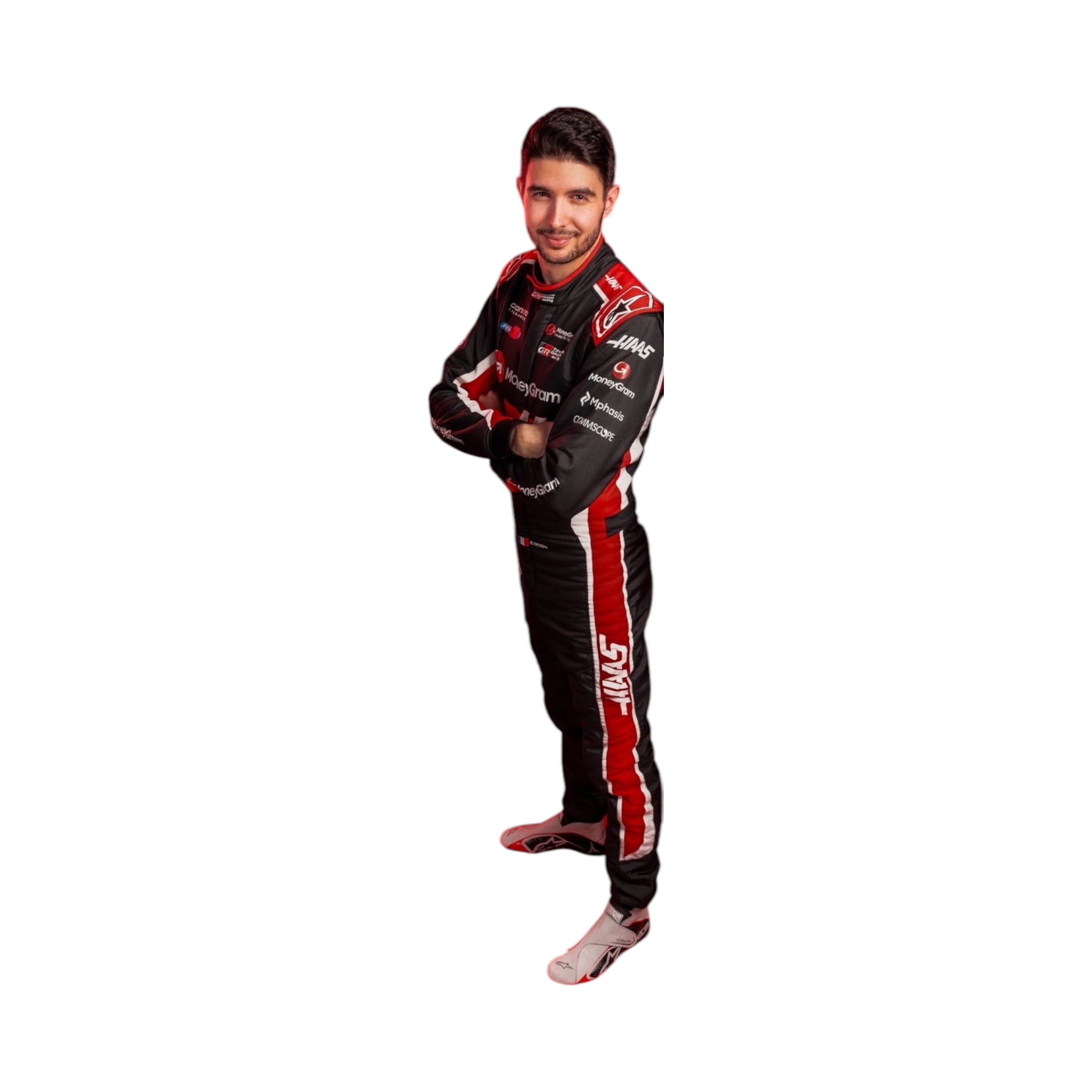 2025 Esteban Ocon Haas F1 Team Race Suit - Dash Racegear