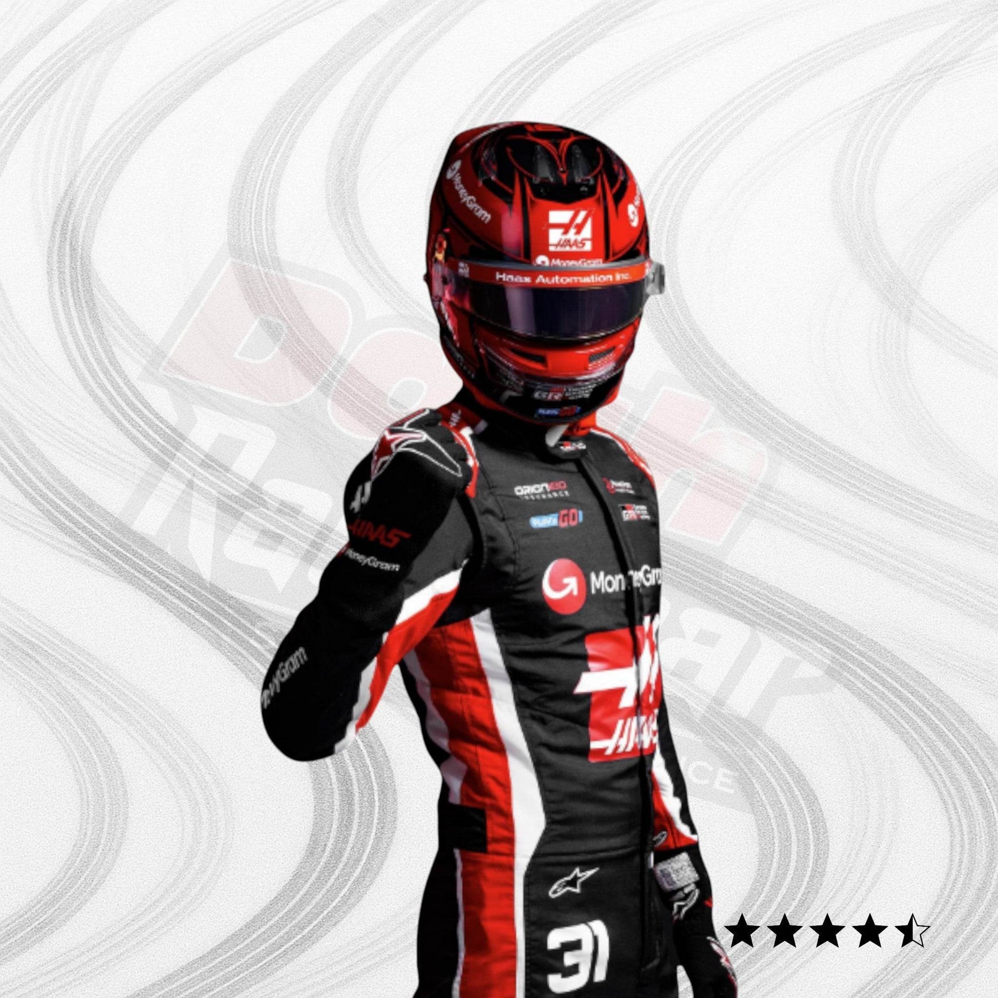 2025 Esteban Ocon Haas F1 Team Race Suit - Dash Racegear