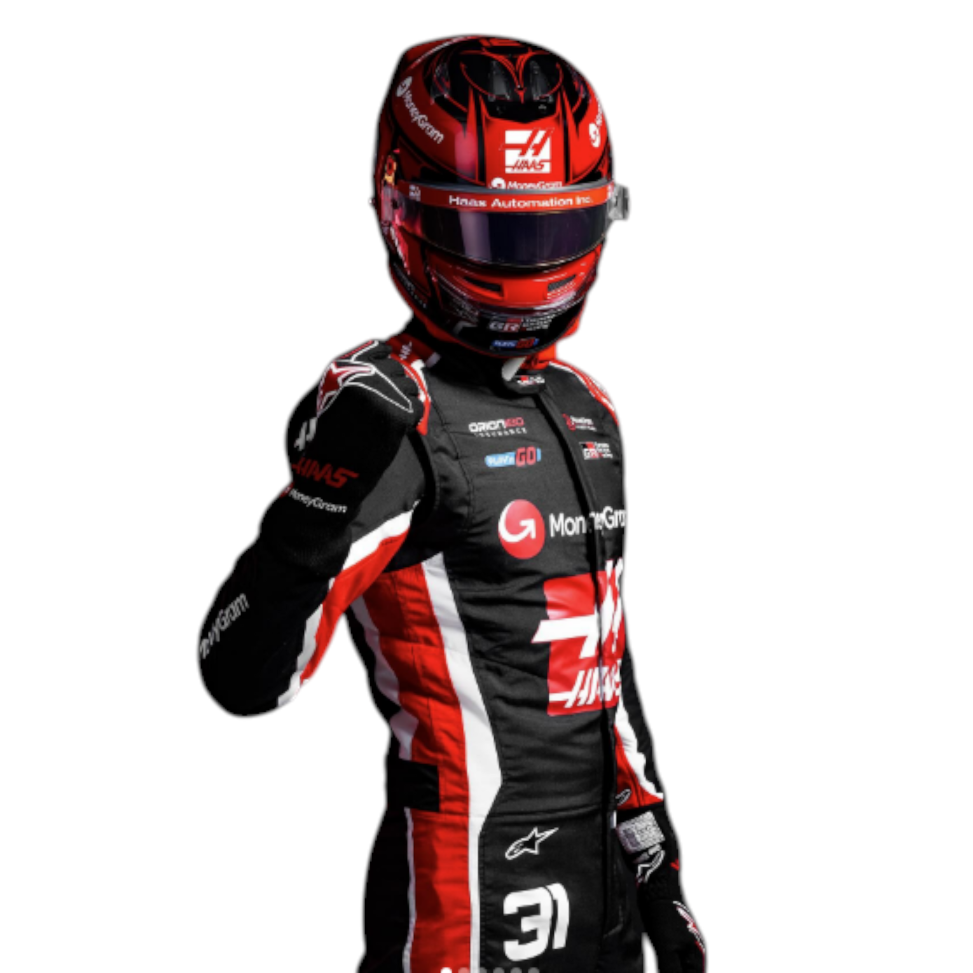 2025 Esteban Ocon Haas F1 Team Race Suit - Dash Racegear