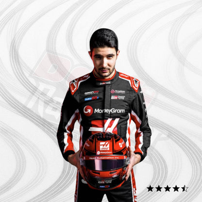 2025 Esteban Ocon Haas F1 Team Race Suit - Dash Racegear