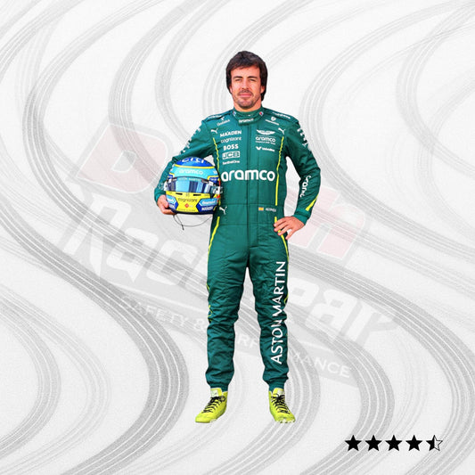 2025 Fernando Alonso Aston Martin F1 Team Race Suit - Dash Racegear