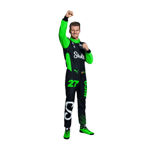 2025 Nico Hulkenberg kick Sauber f1 Race Suit - Dash Racegear