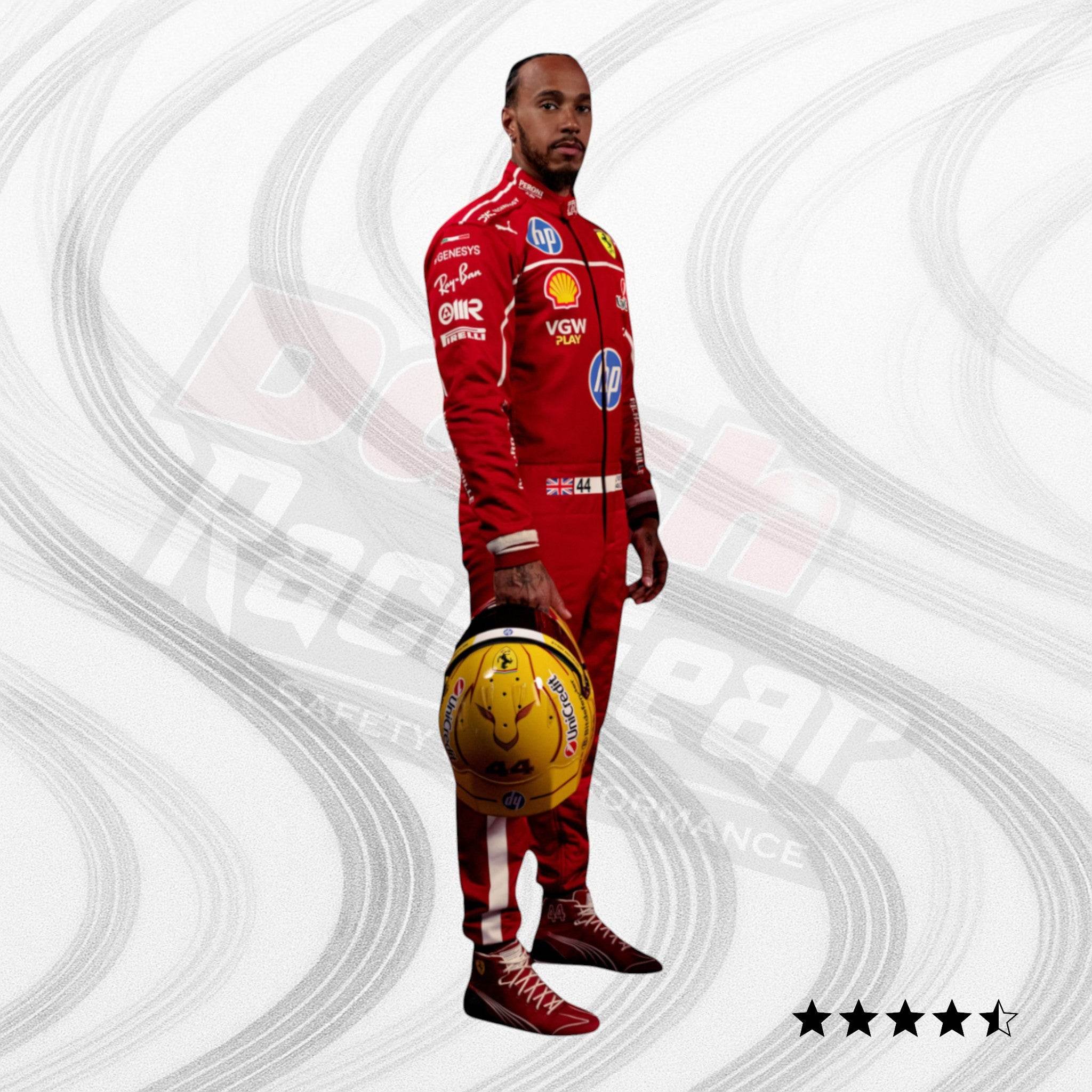 2025 Lewis Hamilton HP Race Suit - Dash Racegear