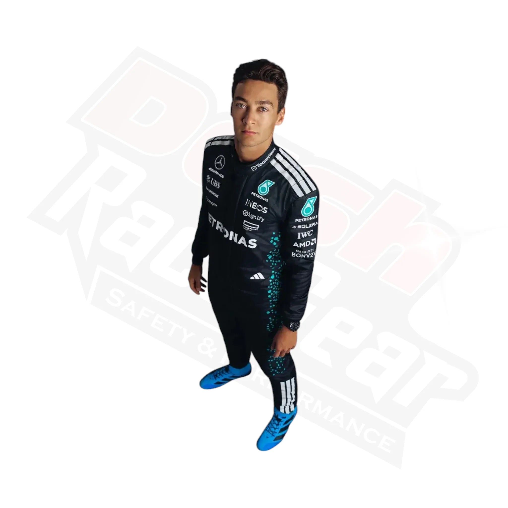 2025 George Russell Mercedes f1 Race Suit