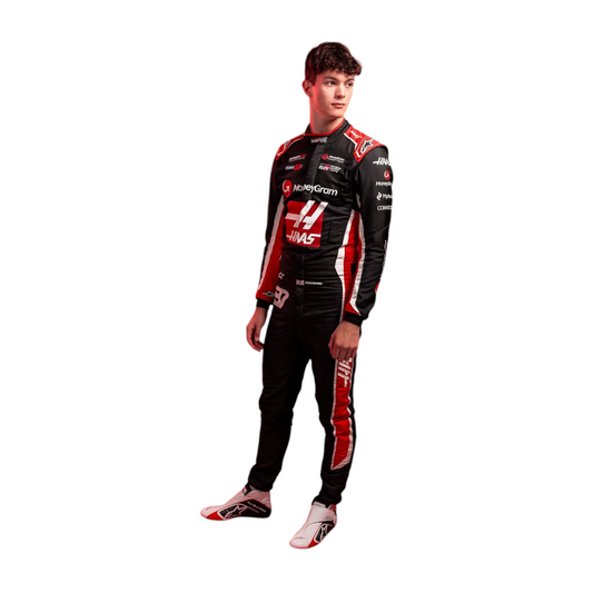 2025 Ollie Bearman Haas F1 Team Race Suit - Dash Racegear