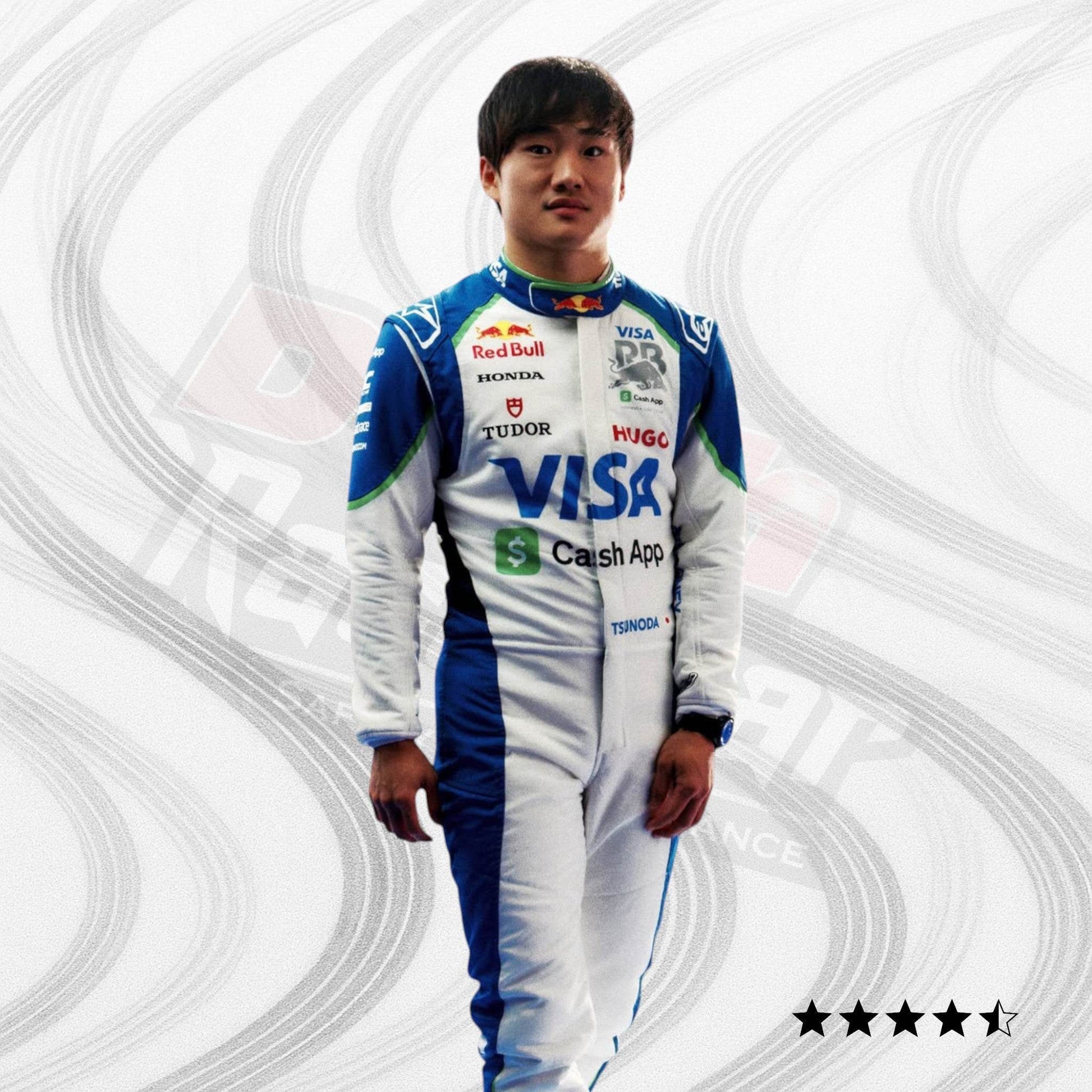 2025 Yuki Tsunoda Alphatauri Race Suit - Dash Racegear