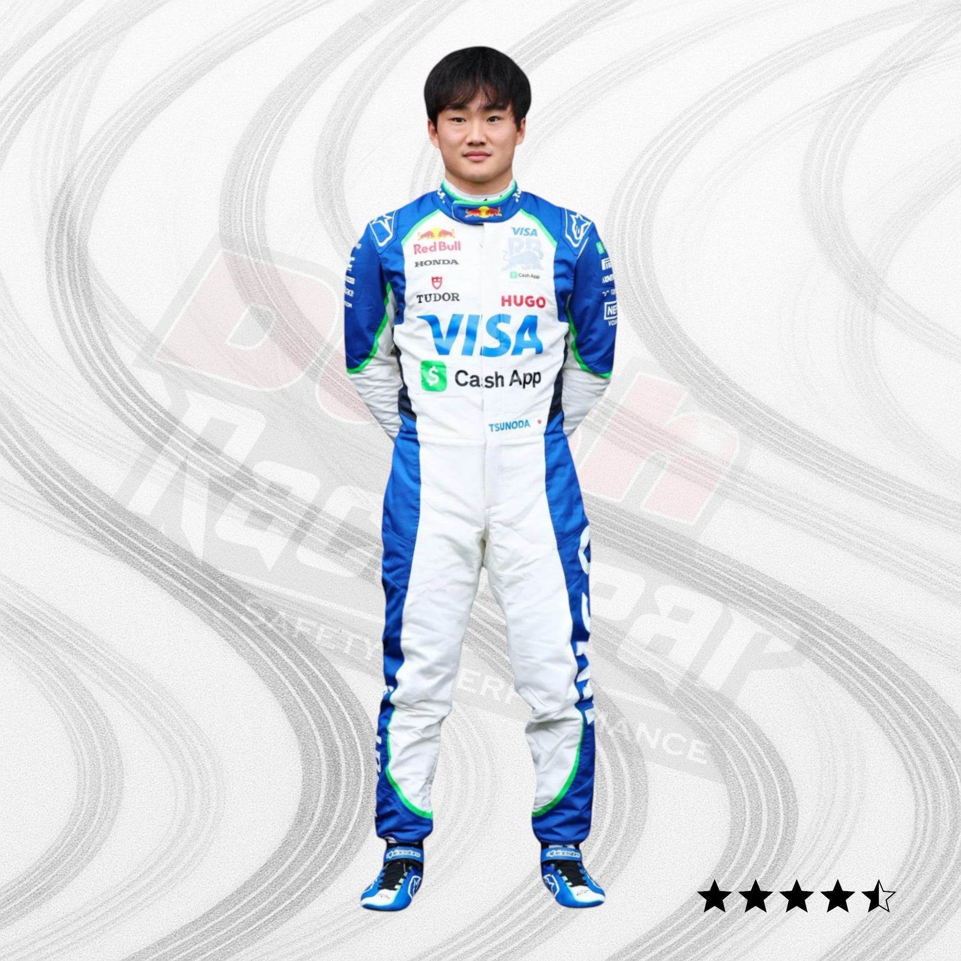 2025 Yuki Tsunoda Alphatauri Race Suit - Dash Racegear