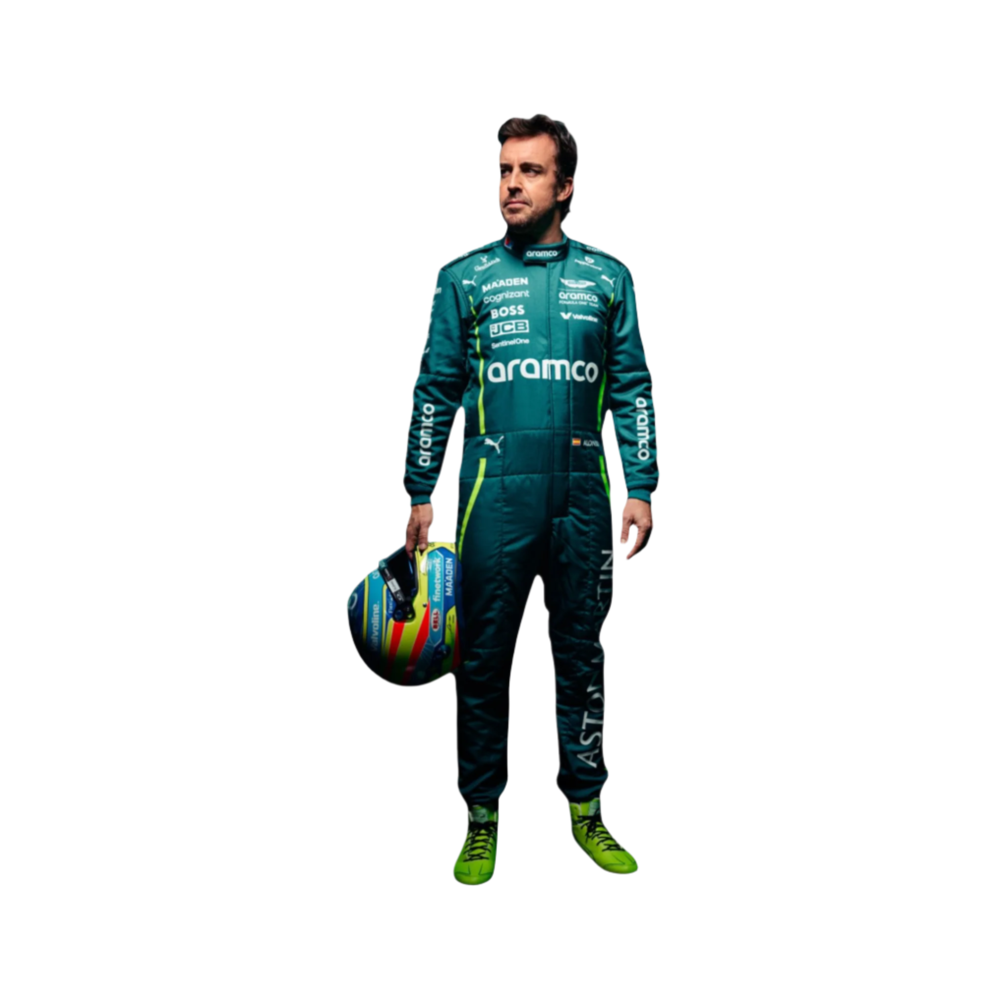 2025 Fernando Alonso Aston Martin F1 Team Race Suit
