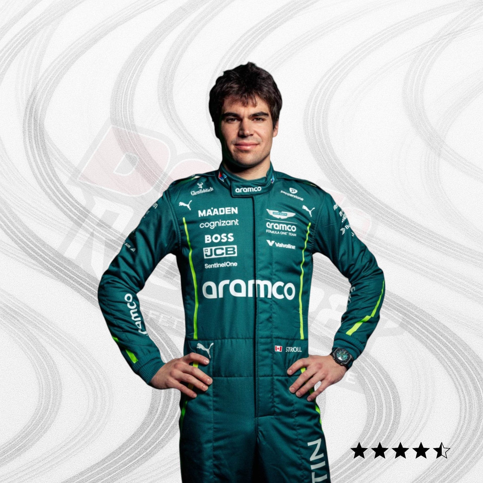 2025 Lance Stroll Aston Martin F1 Team Race Suit - Dash Racegear