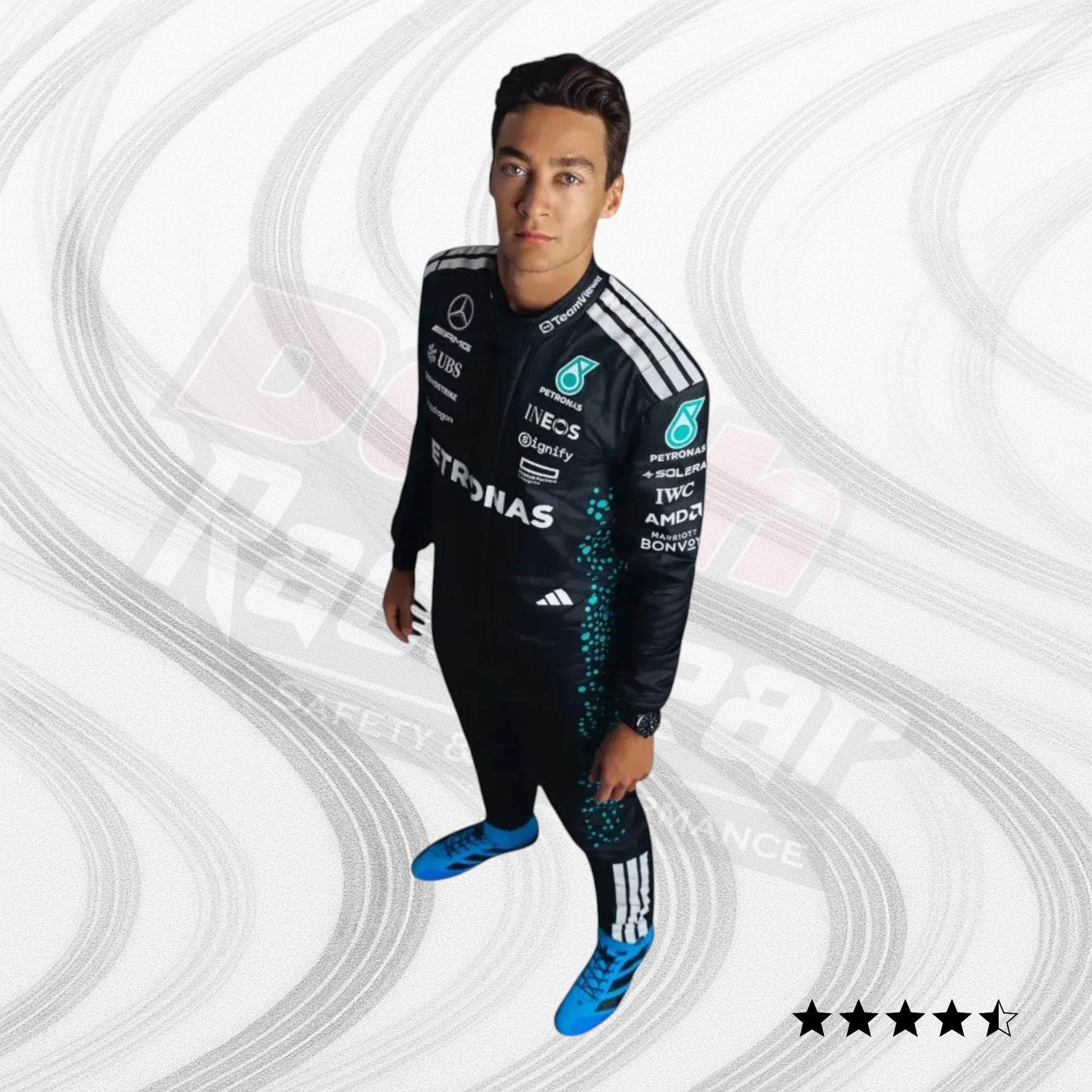 2025 Lewis hamilton Mercedes f1 Race Suit - Dash Racegear