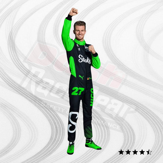 2025 Nico Hulkenberg kick Sauber f1 Race Suit - Dash Racegear