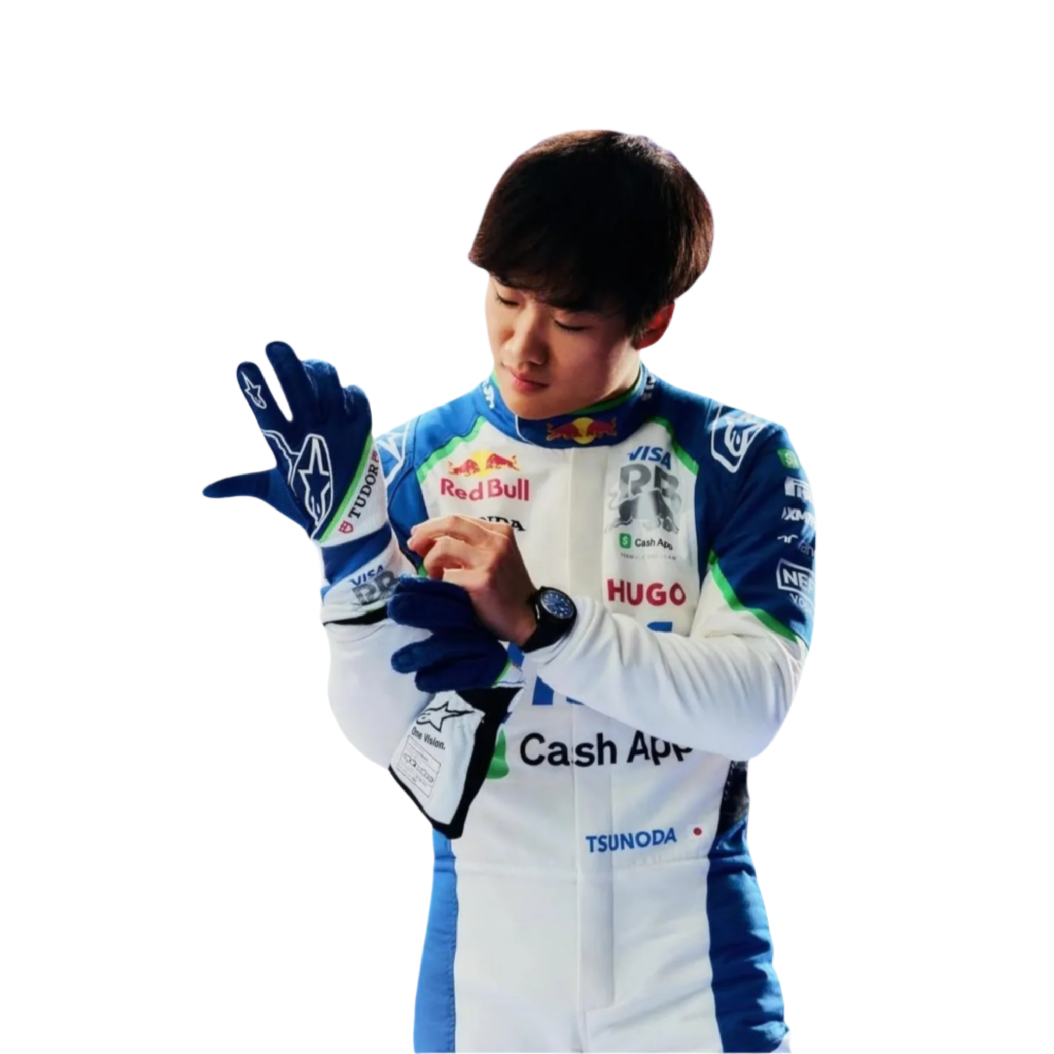 2025 Yuki Tsunoda Alphatauri Race Suit