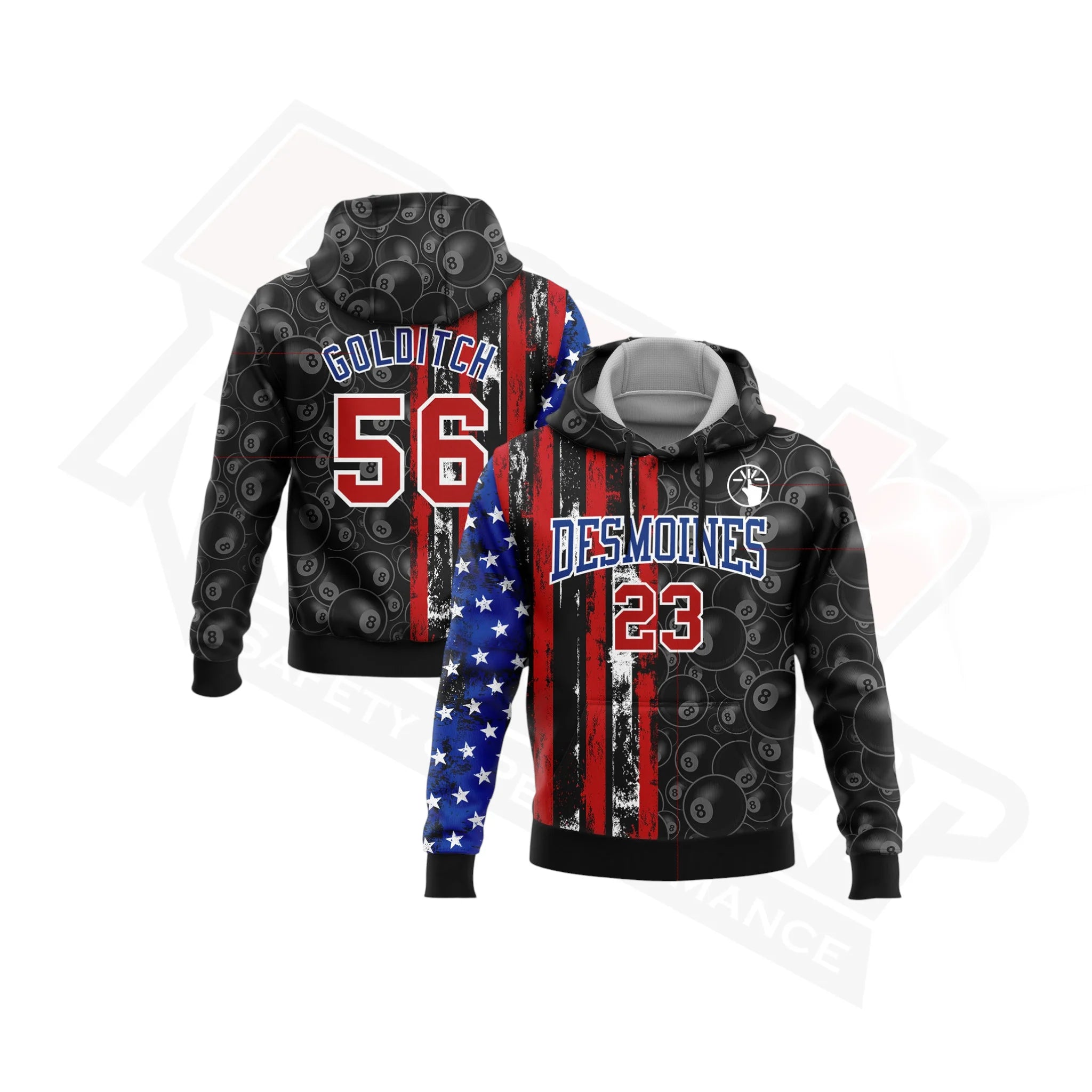 3DBilliardSnooker8BallHoodieinBlackRed-RoyalAmericanFlag_2.webp