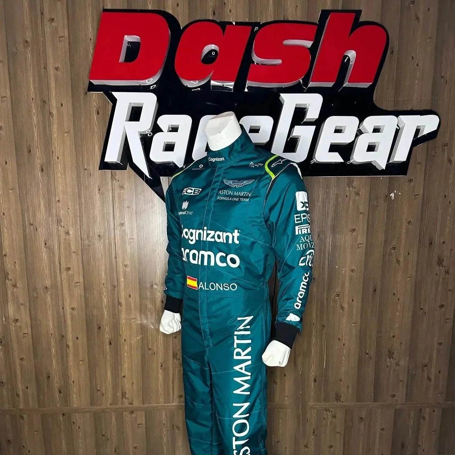 2023 Official Fernando Alonso Aston Martin F1 Race Suit - Dash Racegear