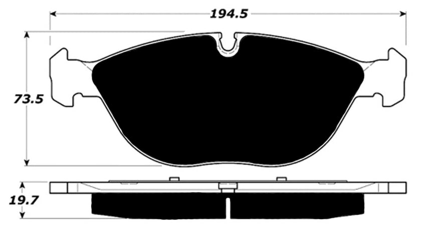 Porterfield Brake Pads for 2001 MERCEDES-BENZ SLK32 AMG - Dash Racegear