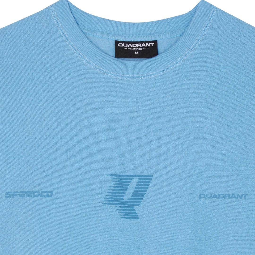 AQUATIC BLUE SPEEDCO CREW NECK - Dash Racegear