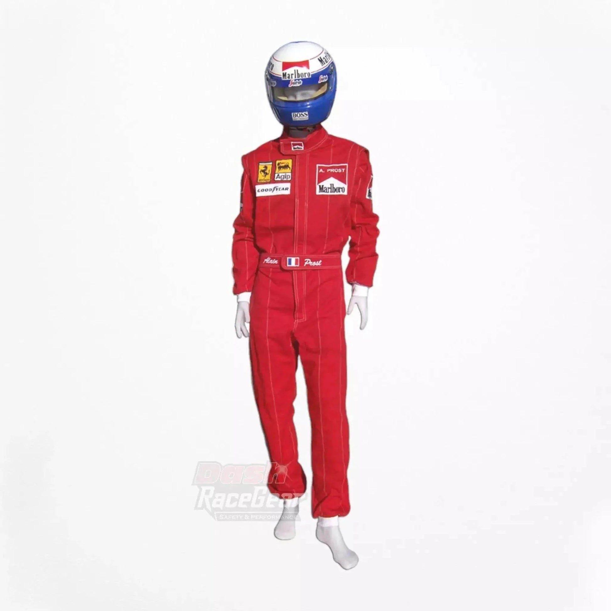 Alain Prost 1990 Ferrari F1 Embroidered Racing Suit - Dash Racegear