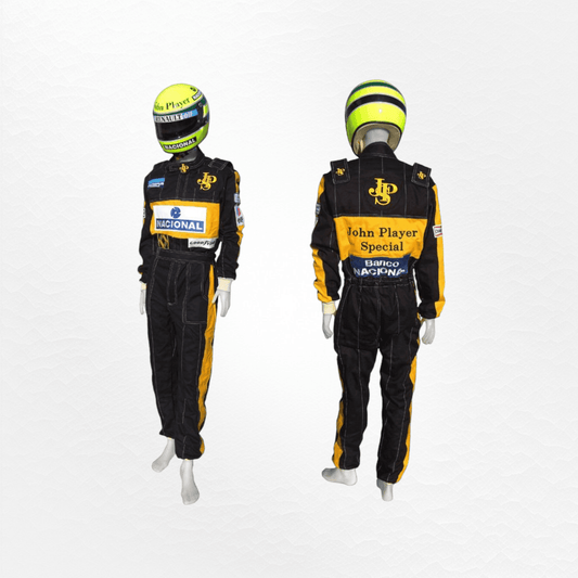Ayrton Senna 1985 F1 Racing Suit Replica / Team Lotus - Dash Racegear
