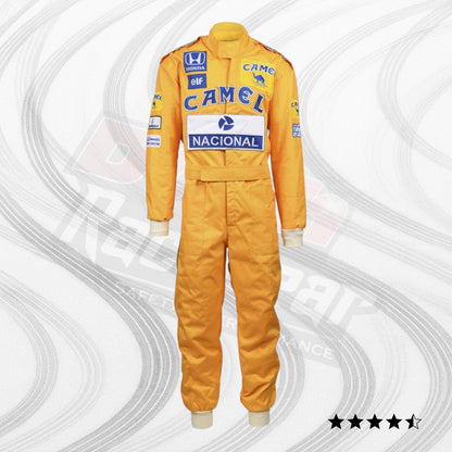 Ayrton Senna 1987 Lotus F1 Racing Suit