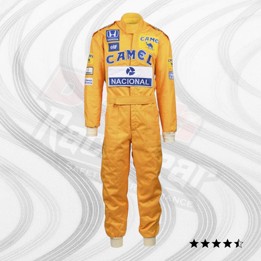 Ayrton Senna 1987 Lotus F1 Racing Suit