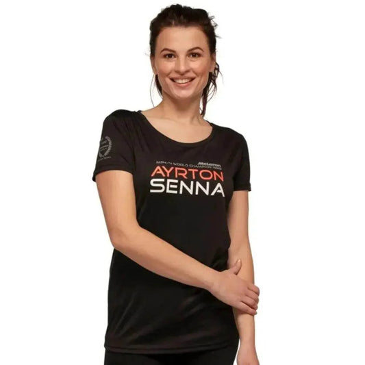 Ayrton Senna Ladies T-Shirt McLaren World Champion 1988 - Dash Racegear