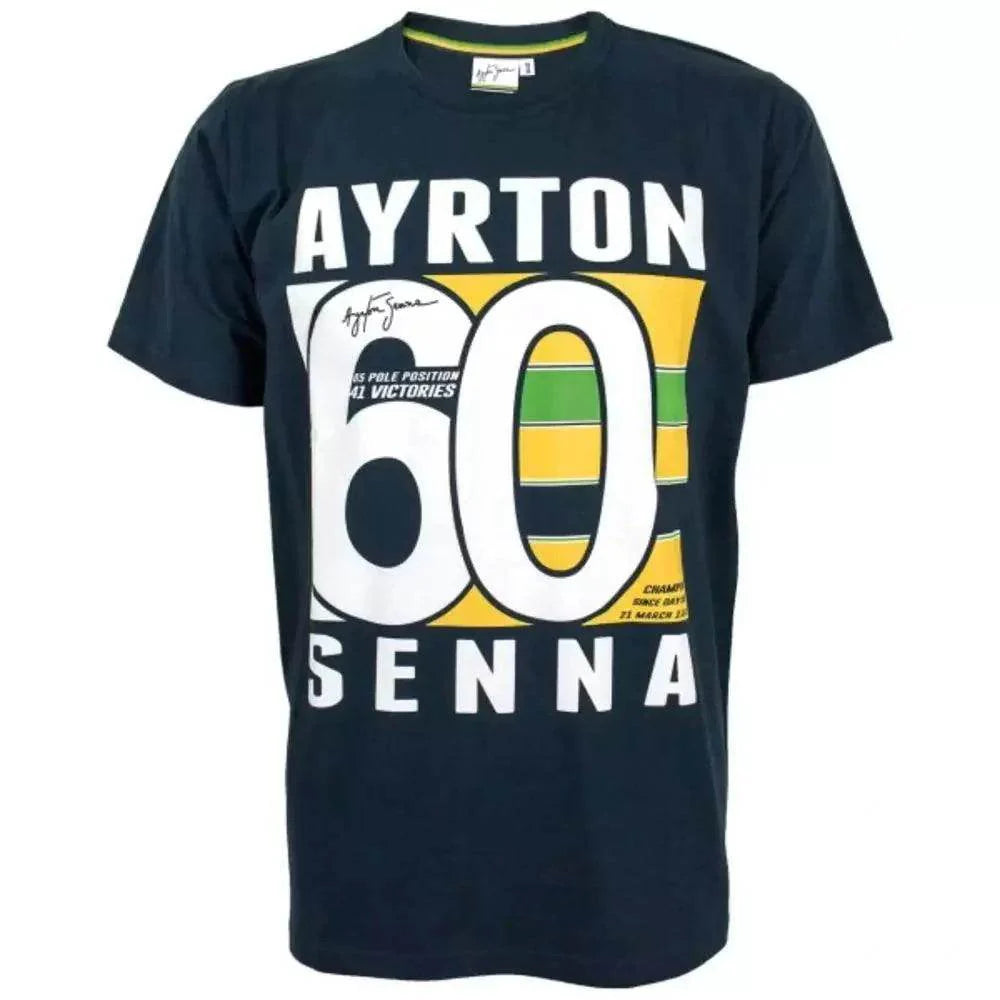 Ayrton Senna T-Shirt Brasil 60 - Dash Racegear