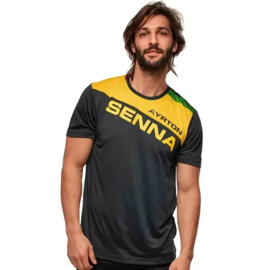 Ayrton Senna T-Shirt Racing II - Dash Racegear