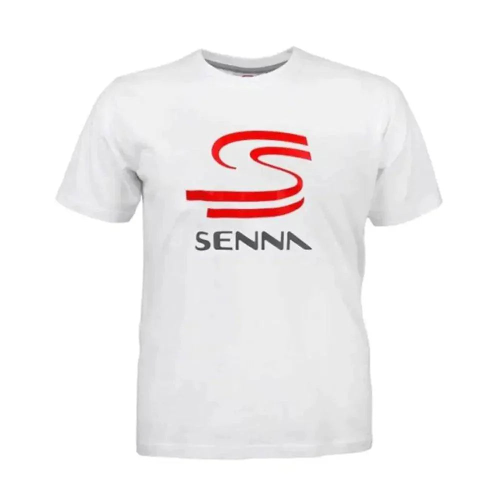 Ayrton Senna T-Shirt Senna Kids White - Dash Racegear