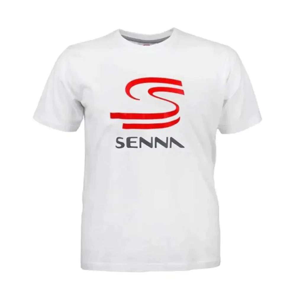 Ayrton Senna T-Shirt Senna Kids White - Dash Racegear