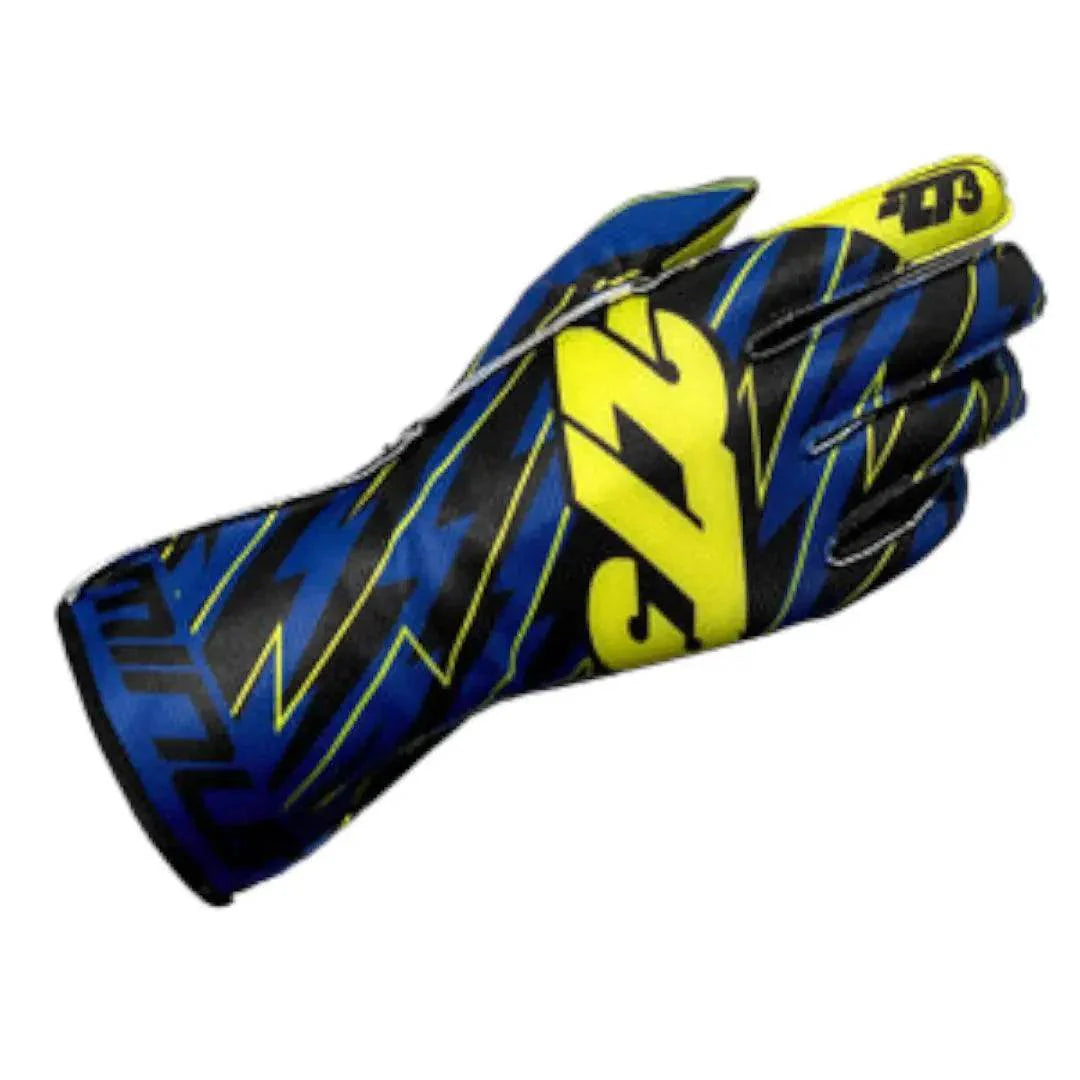 BLITZ Black/Blue/Fluo-Yellow - Dash Racegear