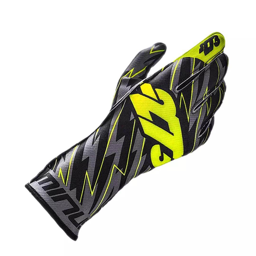 BLITZ Black/Gray/Fluo Yellow - Dash Racegear