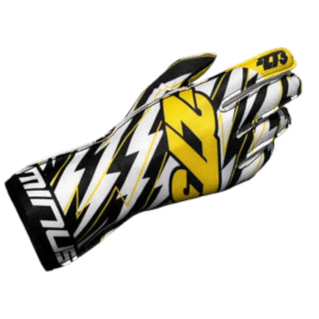 BLITZ Black/White/Yellow - Dash Racegear