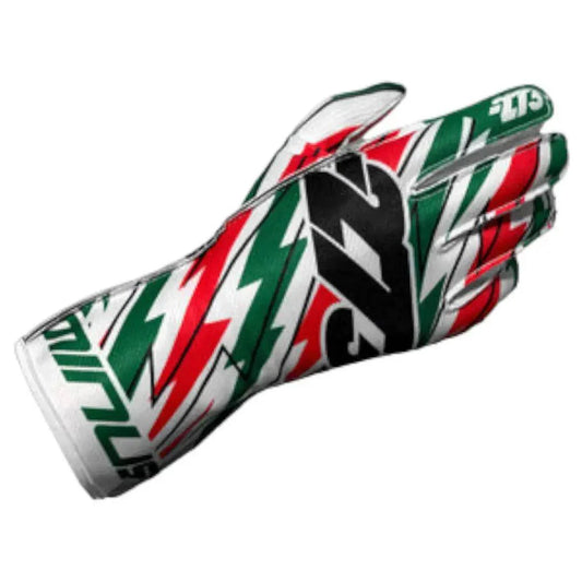 BLITZ White/Green/Red/Black - Dash Racegear