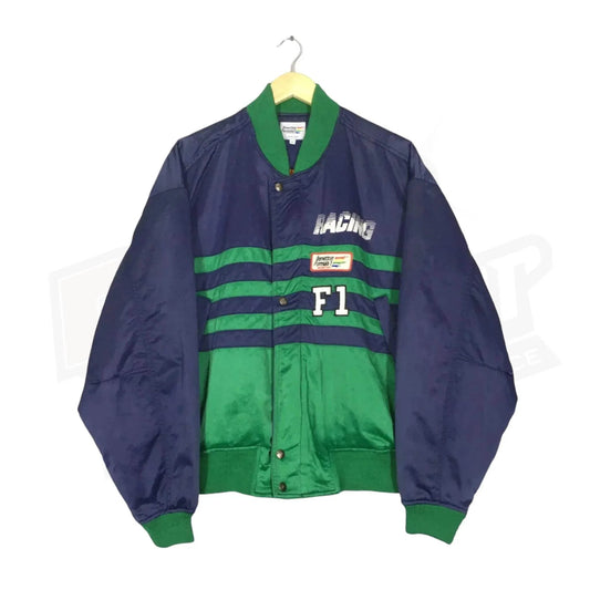 Benetton Vintage Formula 1 Team Embroidered Racing Jacket - Dash Racegear