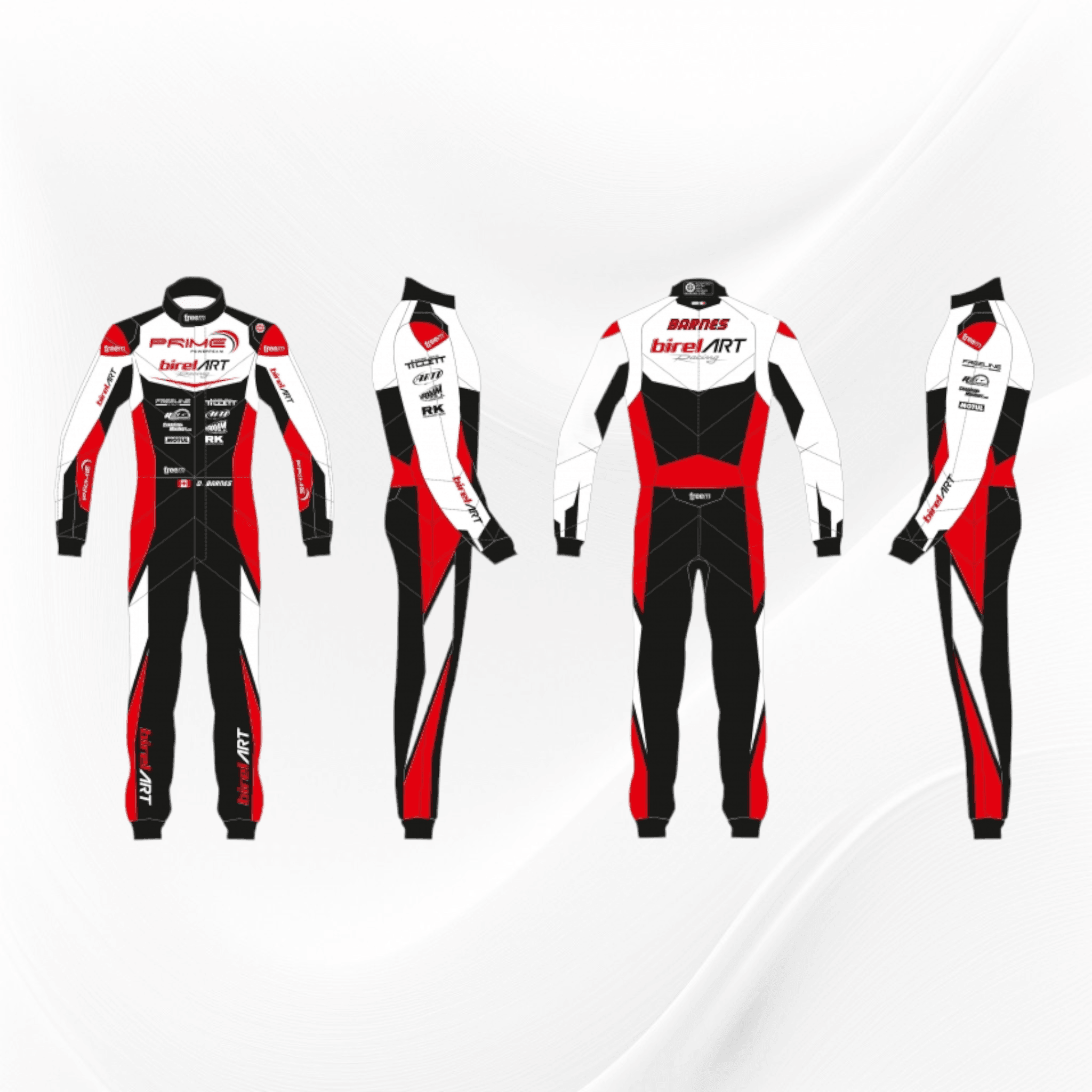 Birel Art 2021 Custom Race Suit Dash Racegear