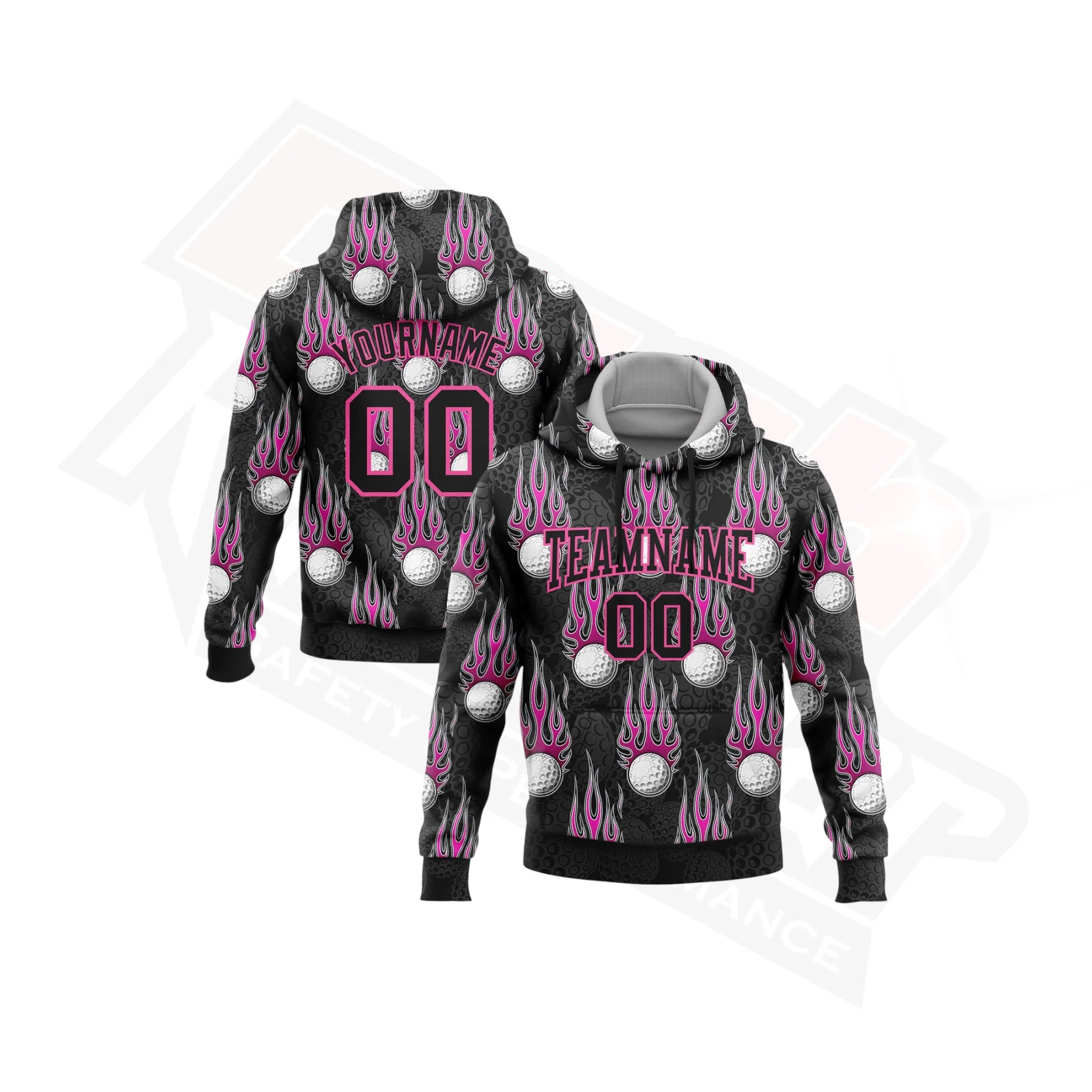 BlackPink_White3DFlameGolfBallPulloverHoodie_1.webp