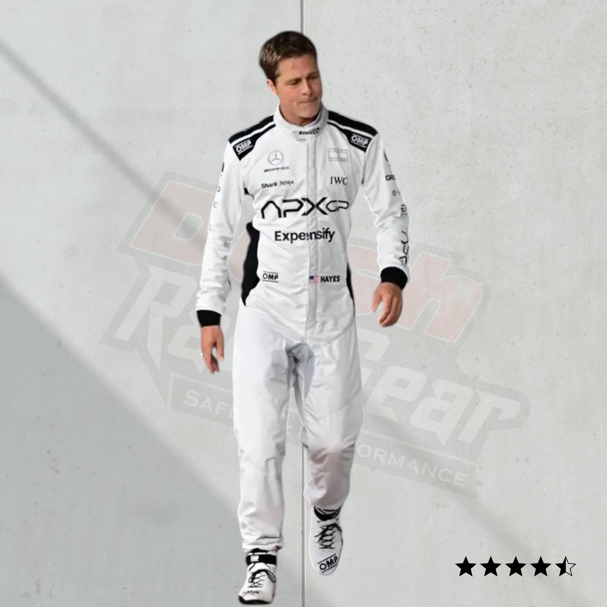 Brad Pitt Grand Prix F1 Racing Jumpsuit - Top-Rated Movie Replica Suit