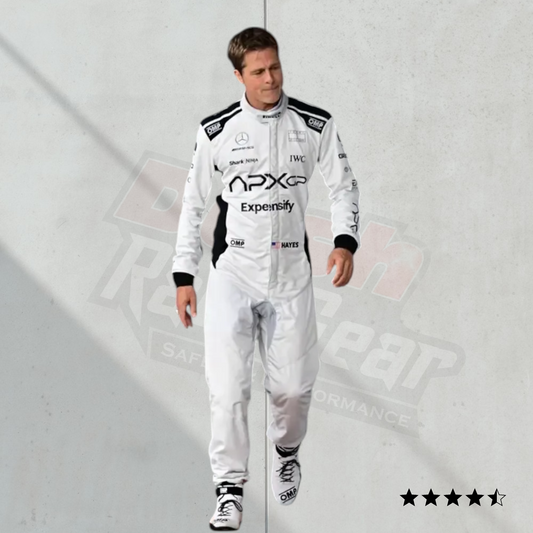 Brad Pitt Grand Prix F1 Racing Jumpsuit - Top-Rated Movie Replica Suit - Dash Racegear