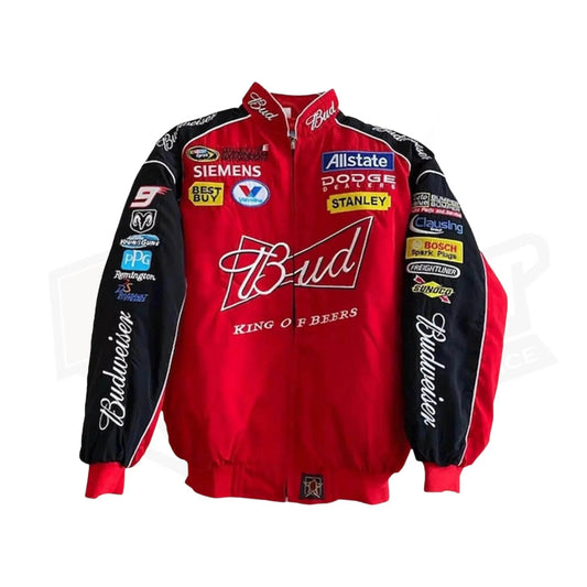 Budweiser Black F1 Retro Racing Jacket - Dash Racegear