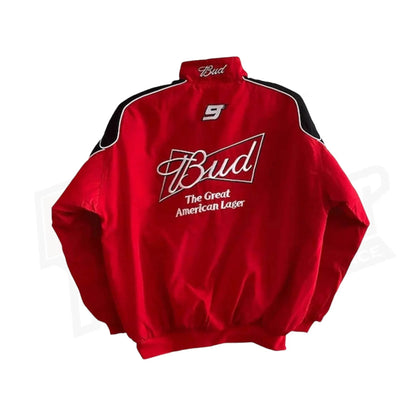 Budweiser Black F1 Retro Racing Jacket - Dash Racegear